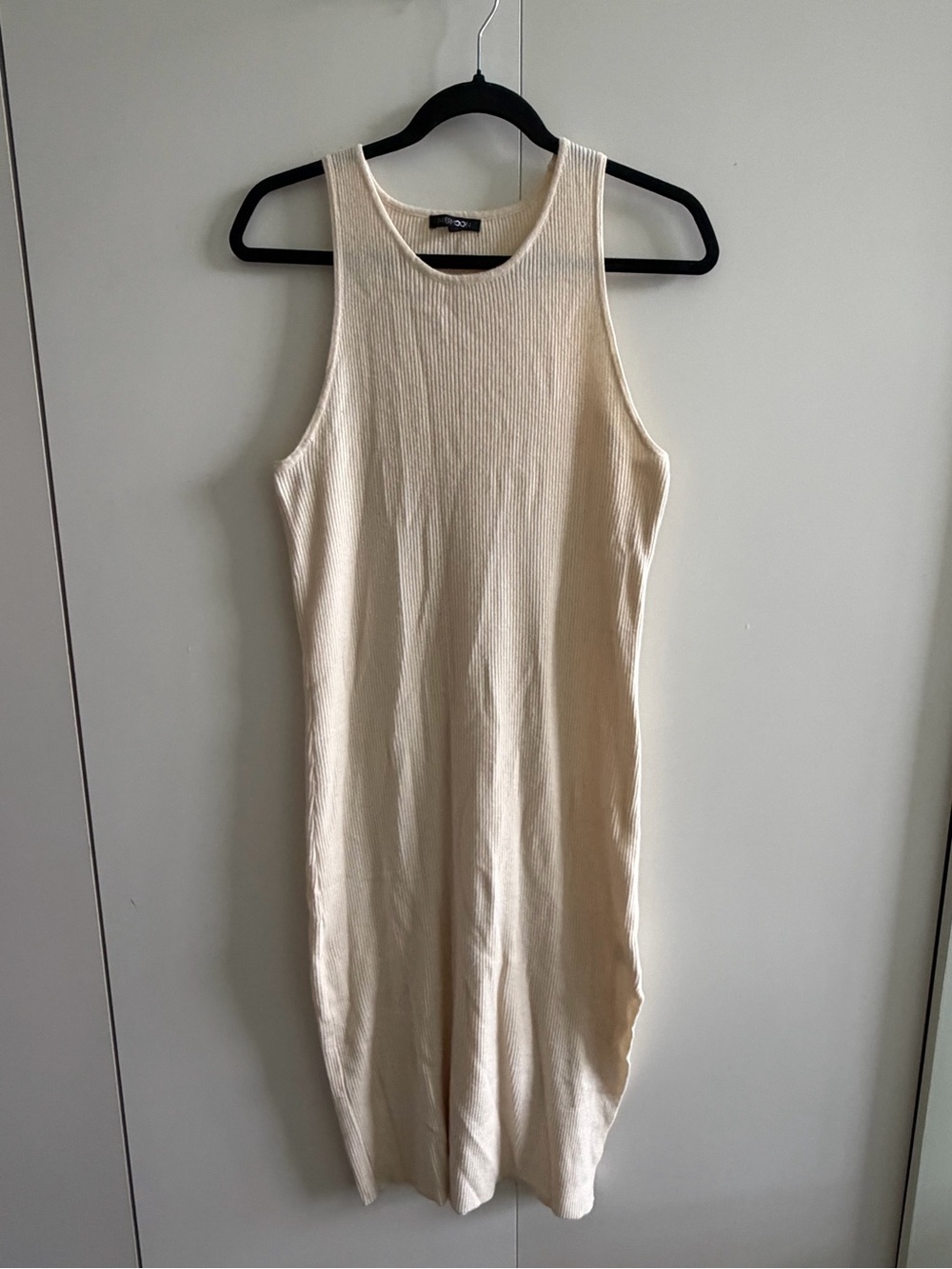 Paper moon Midi cream knit dress